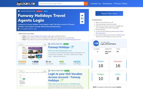 Funway Holidays Travel Agents Login - Logins-DB
