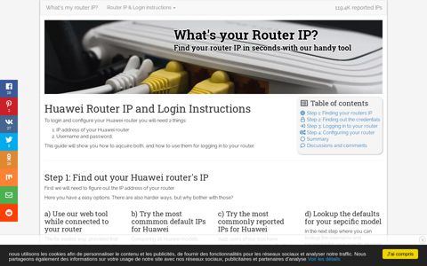 Huawei Router IP and Login Instructions | WhatsMyRouterIP ...