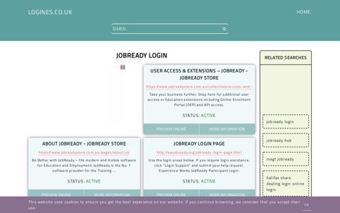 jobready login - General Information about Login - Logines UK