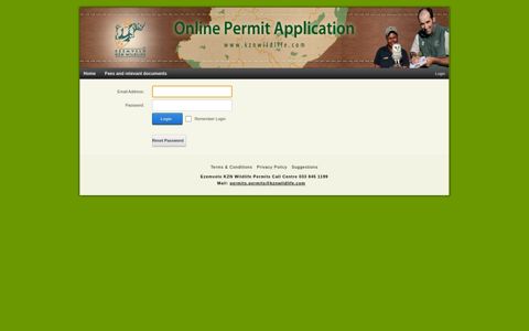 Account Login - KZN Permits