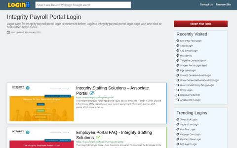 Integrity Payroll Portal Login - Straight Path to Any Login Page!