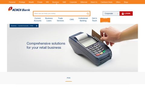 POS & Payment Gateway Solution - ICICI Bank