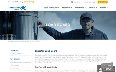 Landstar Load Board: Search for Available Loads