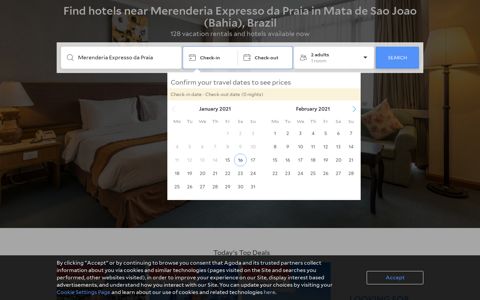 Hotels near Merenderia Expresso da Praia, Mata de Sao Joao ...