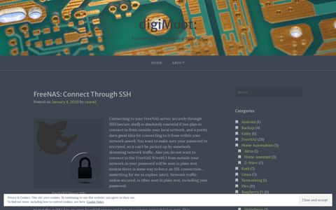 FreeNAS: Connect Through SSH – digiMoot: