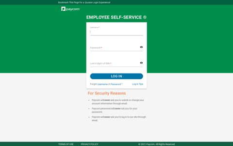 Employee Portal - Paycomonline.Net