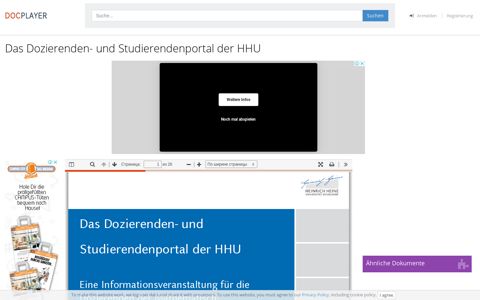 Das Dozierenden- und Studierendenportal der HHU - PDF ...