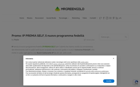 Promo: IP PREMIA SELF, il nuovo programma fedeltà ...