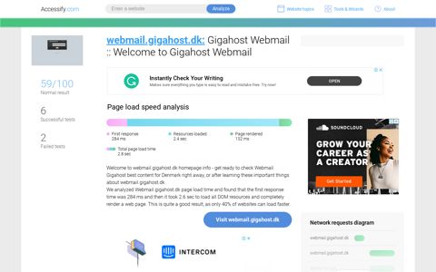 Access webmail.gigahost.dk. Gigahost Webmail :: Welcome to ...