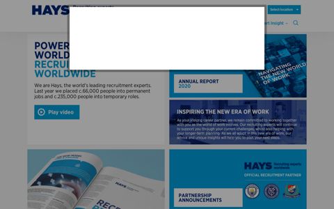 Hays – Recruiting experts worldwide