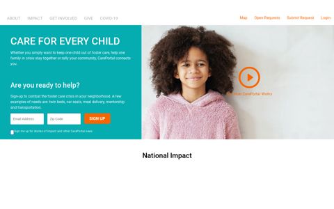 CarePortal - Connecting you to the child in need.