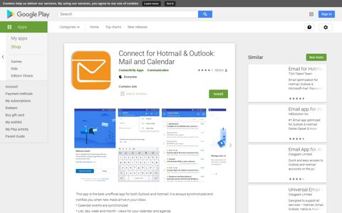 Connect for Hotmail & Outlook: Mail and Calendar - Apps on ...