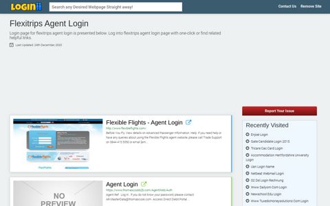 Flexitrips Agent Login - Loginii.com