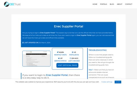 Enec Supplier Portal - Find Official Portal - CEE Trust