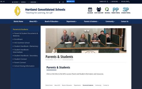 Parents & Students - Hartland Consolidated Schools