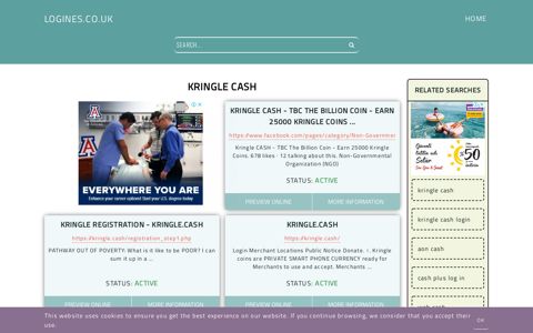 kringle cash - General Information about Login - Logines.co.uk