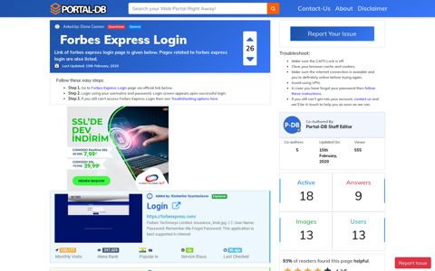 Forbes Express Login - Portal-DB.live