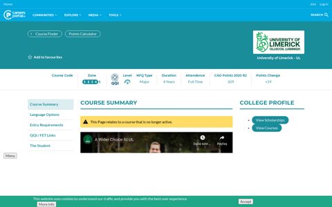 UL Course Focus - CareersPortal.ie