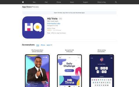 ‎HQ Trivia on the App Store