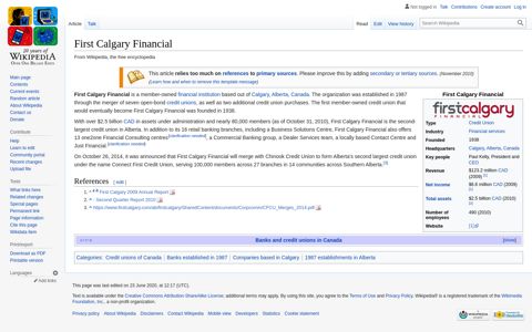First Calgary Financial - Wikipedia