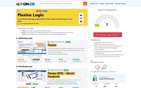 Flexina Login - A database full of login pages from all over the ...