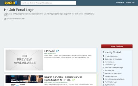 Hp Job Portal Login - Loginii.com