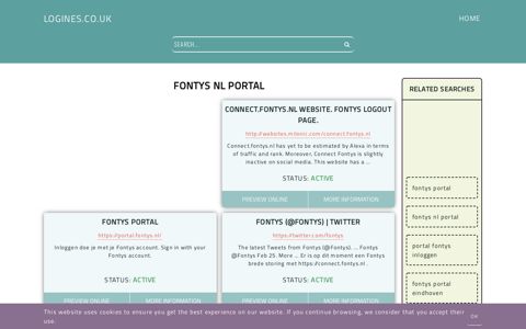 fontys nl portal - General Information about Login
