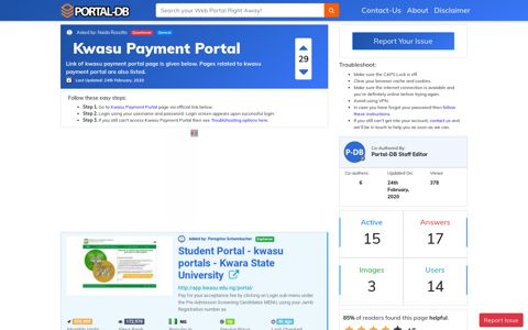 Kwasu Payment Portal