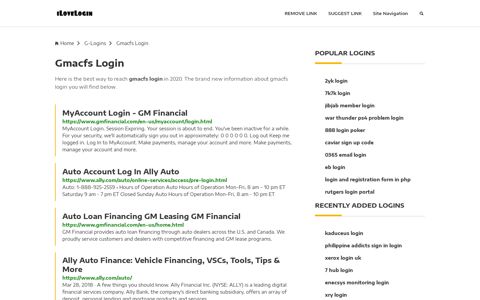Gmacfs Login ❤️ One Click Access - iLoveLogin