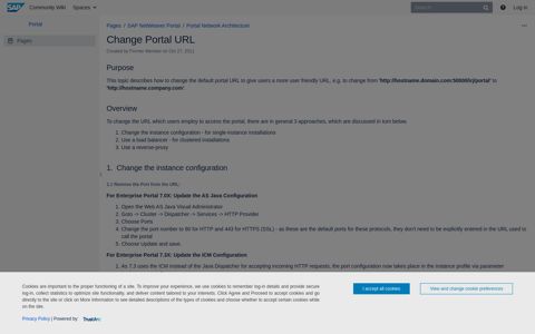 Change Portal URL - Confluence Mobile - Community Wiki