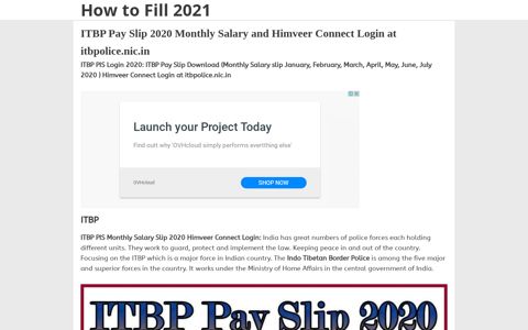 ITBP PIS Himveer Connect Login | ITBP Pay Slip 2020 ...