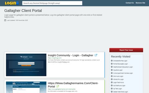Gallagher Client Portal - Loginii.com