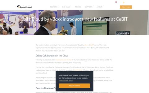 Leitz Cloud by vBoxx introduces new features at CeBIT ...