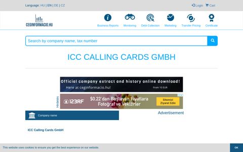 ICC Calling Cards GmbH short credit report, official company ...
