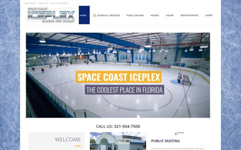 Space Coast Iceplex - Ice Skating Florida