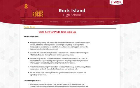 Pride Time – Students – Rock Island High School