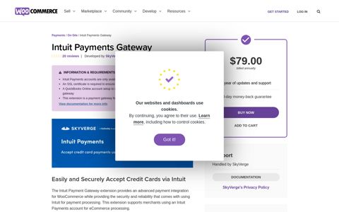 Intuit Payments Gateway - WooCommerce