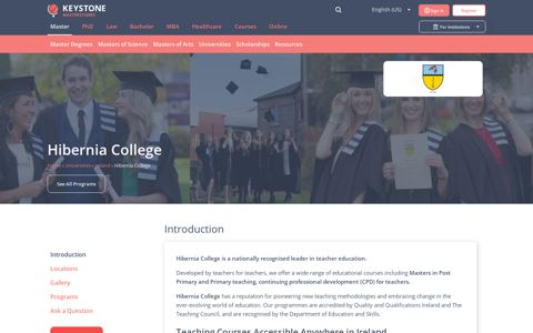 Hibernia College in Ireland - Master Degrees - Masterstudies