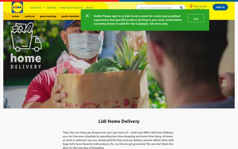 Lidl Home Delivery | Quality Products Low Prices | Lidl US