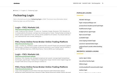 Fxclearing Login ❤️ One Click Access - iLoveLogin