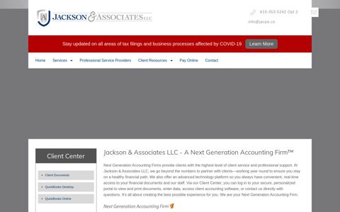 A Next Generation Accounting Firm - Jackson & Associates LLC