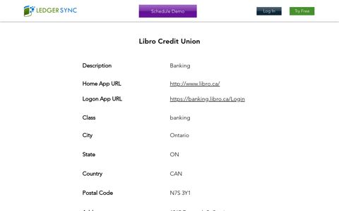 Libro Credit Union - Ledgersync