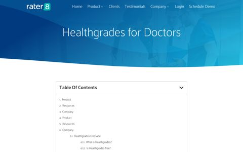 Healthgrades for Doctors - FAQ - rater8