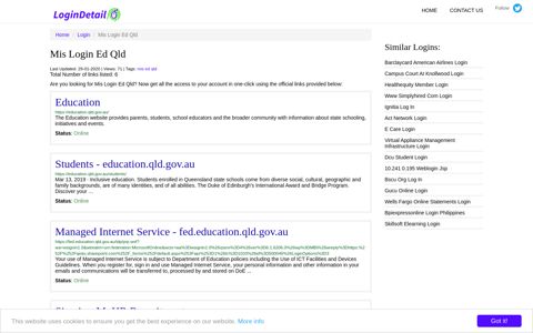 Mis Login Ed Qld Education - https://education.qld.gov.au/