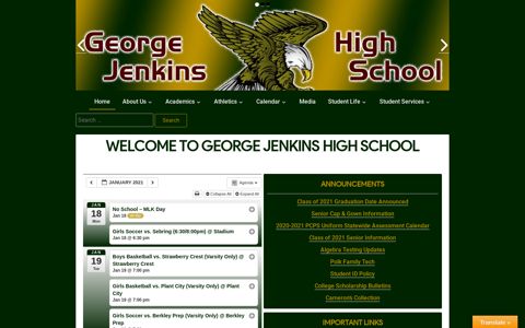GJHS | George Jenkins High School Website