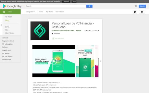Personal Loan by PC Financial - CashBean - Apps on Google ...