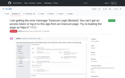 I am getting the error message “Insecure Login ... - GitHub