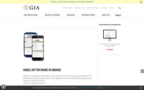 GIA Facetware for Mobile