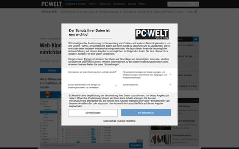 Web-Kindersicherung über die Fritzbox einrichten - PC-WELT