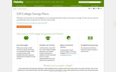 529 Plans - College Savings Plans - Fidelity Investments
